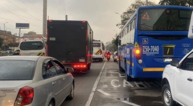 Trancón masivo en Bogotá: autopista Sur y otras vías colapsan este jueves
