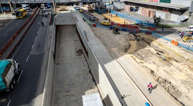 Dieron fecha para entregar deprimido de casi medio kilómetro en Bogotá