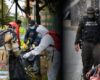 Desmontan cambuches y retiran toneladas de basura en operativo en el centro de Bogotá