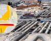 Cierran carril en la autopista Sur por obras del intercambiador vial de Bosa
