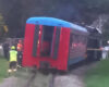 Tren de la Sabana se descarriló en Bogotá