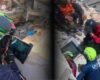 Así fue el rescate de un niño bajo los escombros en Venezuela con apoyo de Bomberos de Bogotá
