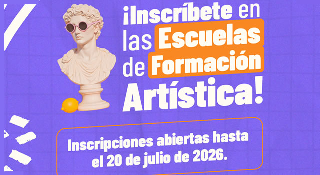 ¡Pilas¡ Este lunes cierran inscripciones para el segundo ciclo de las Escuelas de Formación Artística en Soacha