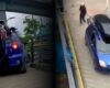 ¿Reconoce este carro? Movilidad busca al conductor que manejó por un puente peatonal en Bogotá