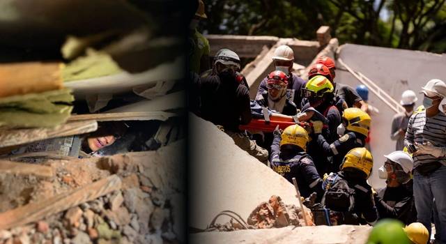 La esperanza sigue entre los escombros: dos personas fueron rescatadas con vida en Cali