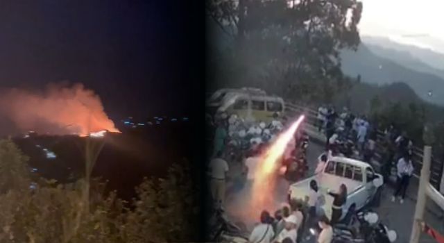 ¿Incendio forestal en La Vega fue provocado? Autoridades investigan lo ocurrido durante un sepelio