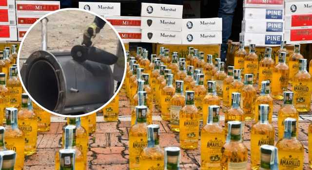 Licor adulterado y contrabando: Cundinamarca destruyó más de 108 toneladas de productos ilegales