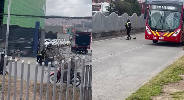 Asesinan a guarda de Transmilenio en estación Terreros de Soacha