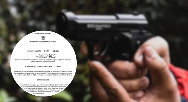 ¡Cambio de reglas! De la Espriella levanta la suspensión del porte de armas en Colombia