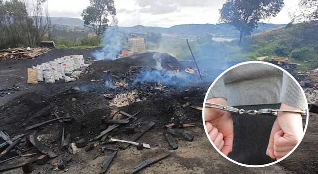 No paran las quemas ilegales en Soacha: cinco personas fueron capturadas mientras hacían carbón