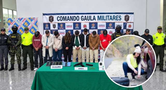 Pinchaban las llantas y hasta simulaban accidentes: así operaban estos delincuentes en las vías de Cundinamarca