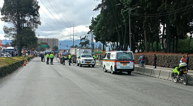 Sinistro vial en Fontibón:  motociclista murió tras chocar con una volqueta  