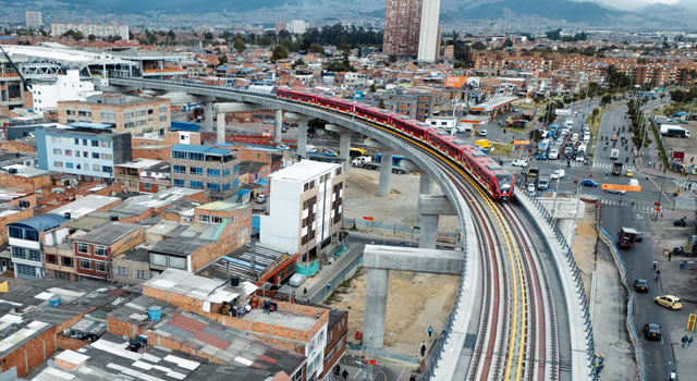 Viaducto del Metro de Bogotá ya llegó a 18 kilómetros construidos