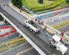 Inició desmonte del puente de la calle 100 con Séptima en Bogotá
