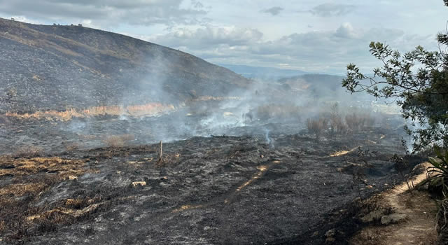 Sigue emergencia por incendios forestales en Cundinamarca