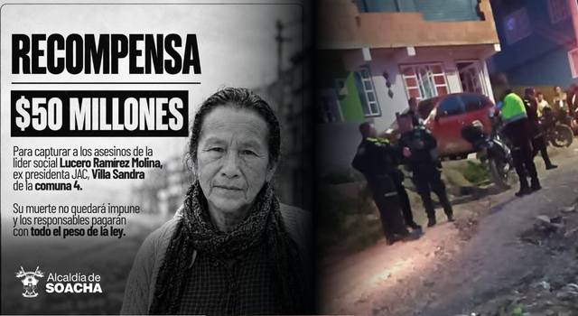 Asesinato de Lucero Ramírez en Soacha: anuncian recompensa de $50 millones