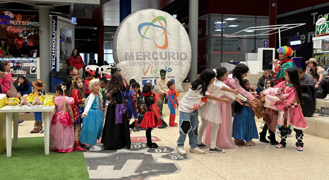 Octubre ha sido cargado de actividades en Mercurio centro comercial: show de juguetes, dulces y Baby Festival, pero el 31 de octubre es muy especial.