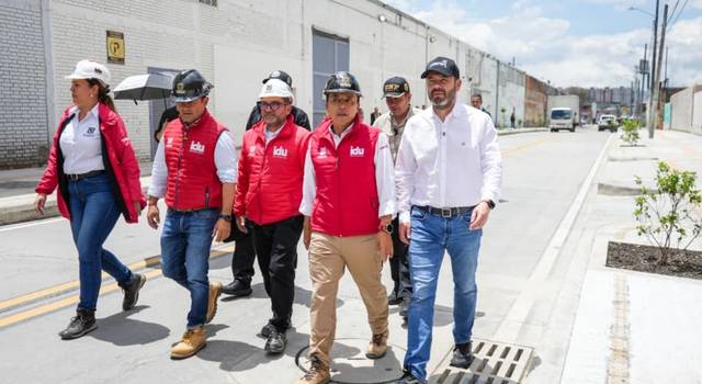 Galán entregó siete nuevas vías en Puente Aranda: así quedó la zona industrial