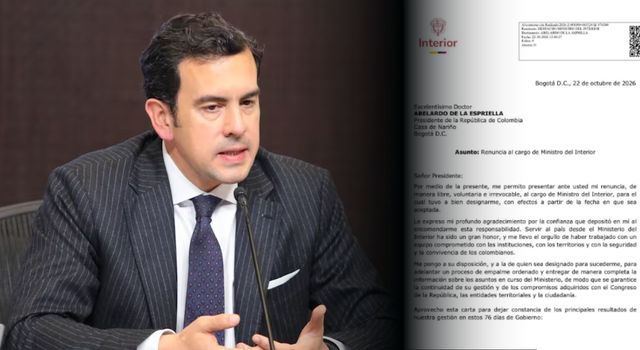 Rodrigo Lara se pronunció tras su salida del Ministerio del Interior: ¿qué dijo?