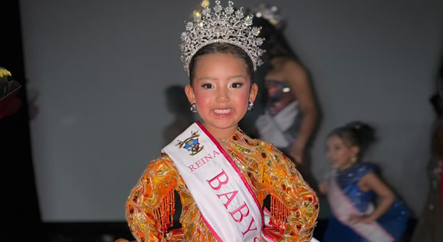 Ariana Rincón es una niña con talento, carisma y belleza, cualidades que le sirvieron para ser elegida como la nueva reina Baby Soacha 2026-2027.