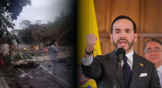 VIDEO | Tres heridos y cierre vial por explosión de carro bomba en Cauca: ¿qué ordenó Abelardo de la Espriella?