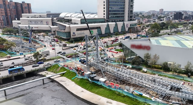 En menos de dos meses se inaugurará otro puente bicipeatonal en Bogotá que beneficiará a peatones y ciclistas.